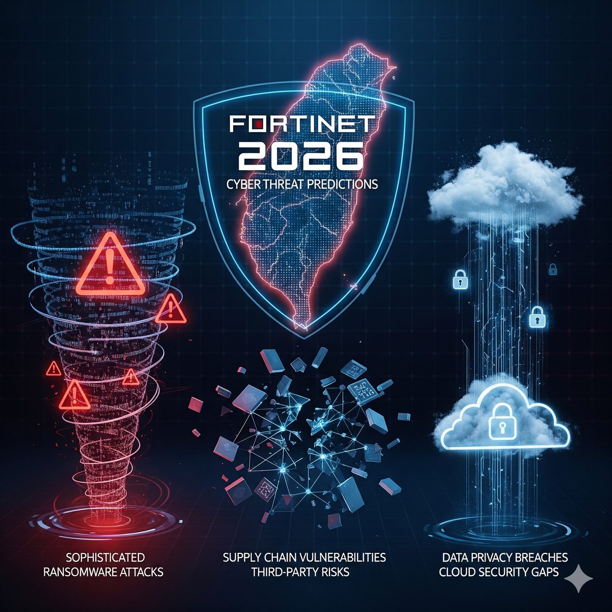 Fortinet 2026資安威脅預測:台灣企業面臨的三大生存挑戰
