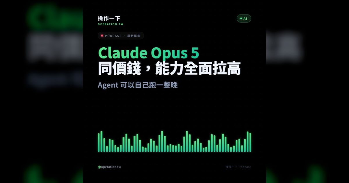 AI47|Claude Opus 5 革新 Agent:同價格能力全面升級,自動化工作流 8 小時不崩